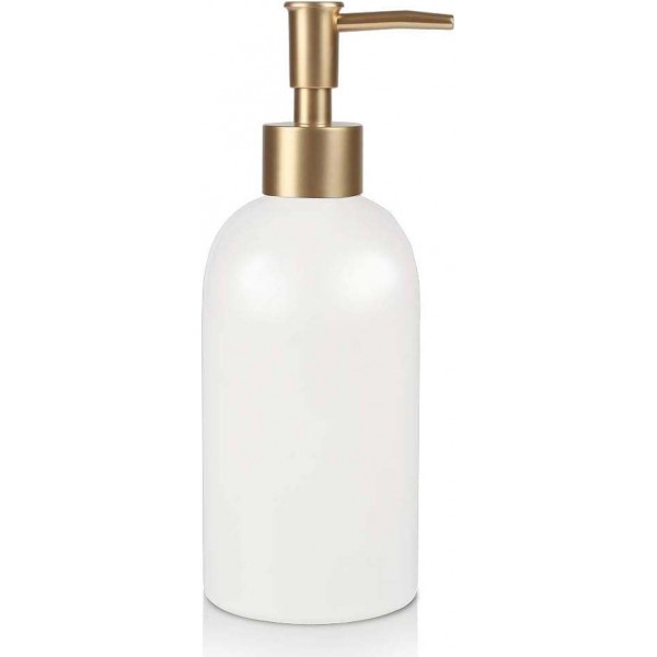  YANXI 14OZ Ceramic Soap Dispenser Ceramic Soap Pu...