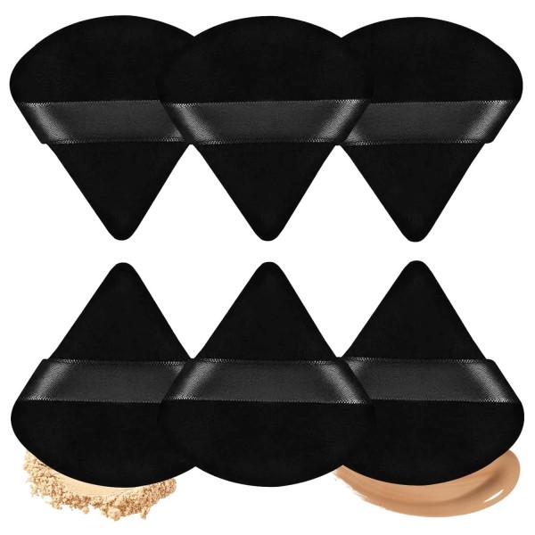 YANXI Triangle Powder Puffs 6pcs, Soft Face Makeup...